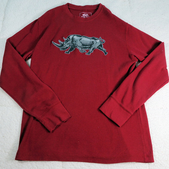 Ecko Unlimited Burgundy L/S Thermal Large - Picture 1 of 4
